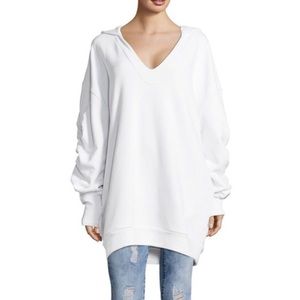 Free People Sleevin' Around Oversized Sweatshirt